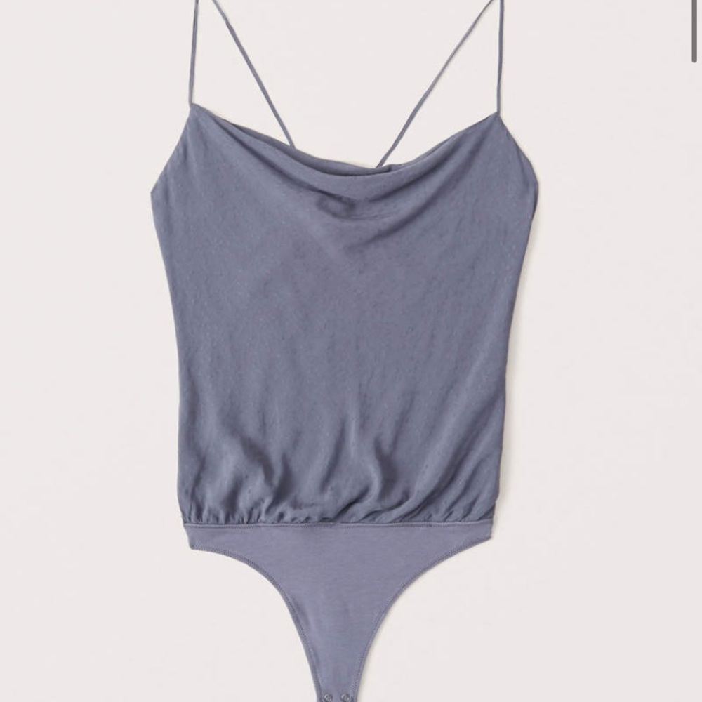 ✨NEW✨ Abercrombie Cowlneck Tie-Back Bodysuit
